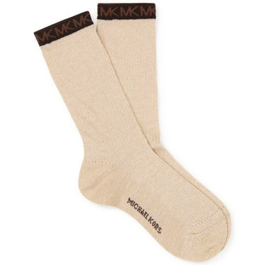 Calcetines Michael Kors dorado para niña